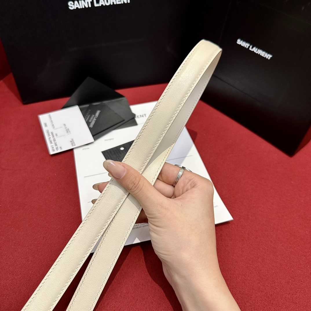 Saint Laurent Leather Belt     - 