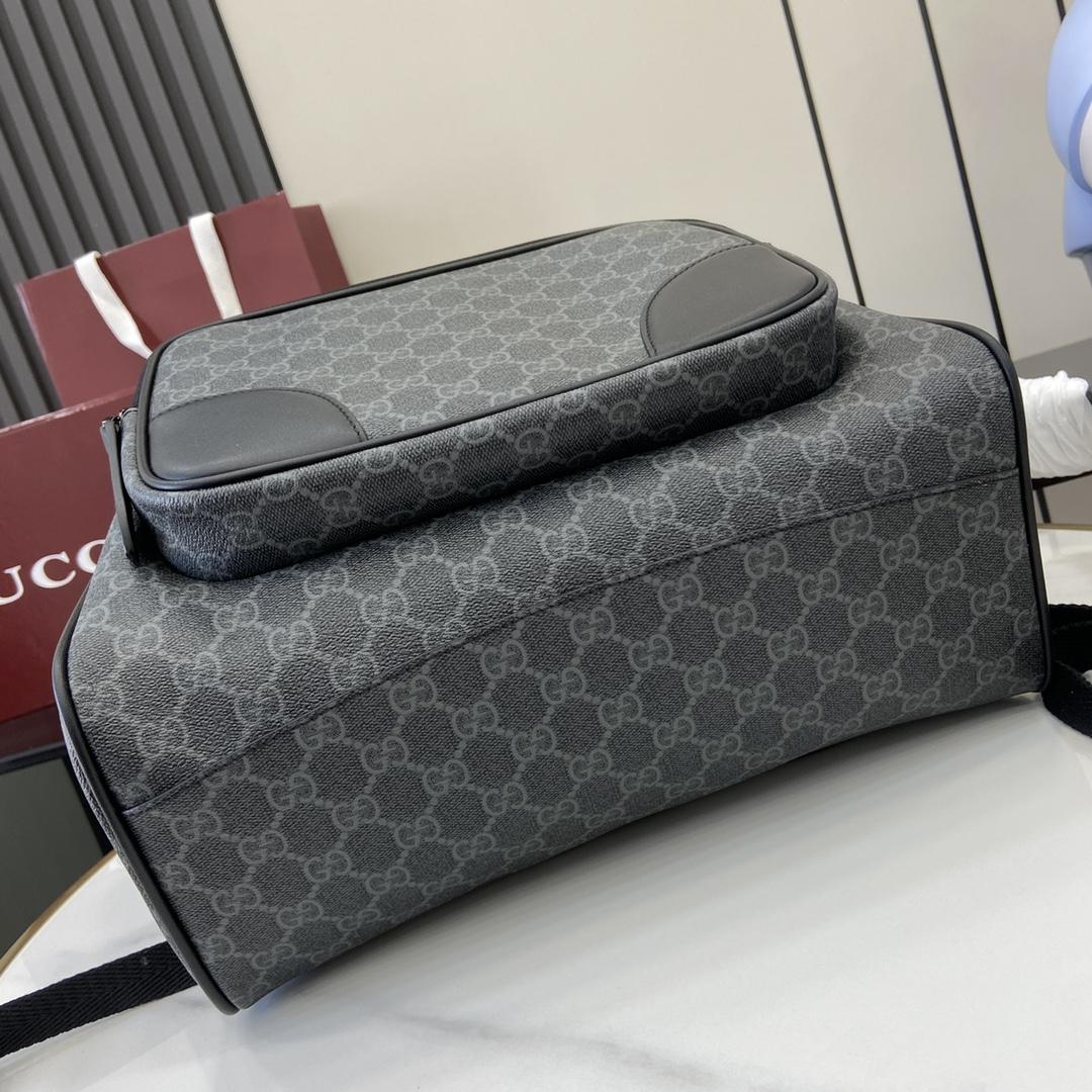 Gucci GG Emblem Medium Backpack  - 