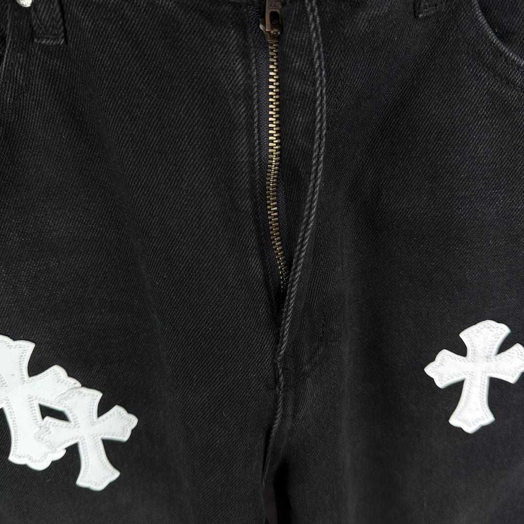 Chrome Hearts Straight Leg Jeans - 