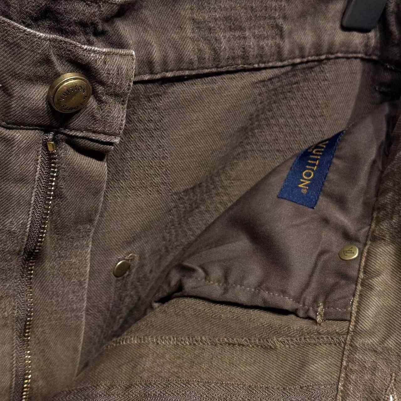 Louis Vuitton Damier Denim Shorts   - 
