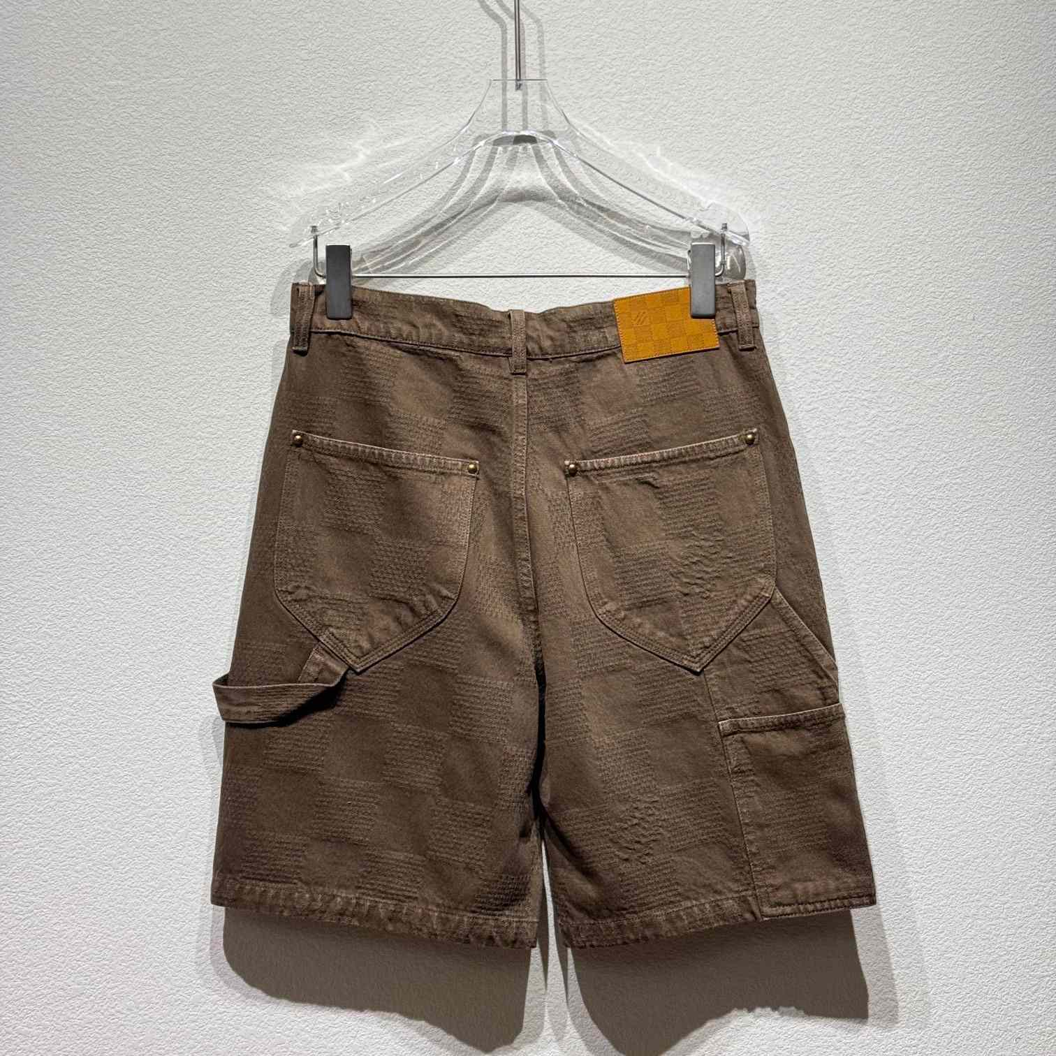 Louis Vuitton Damier Denim Shorts   - 