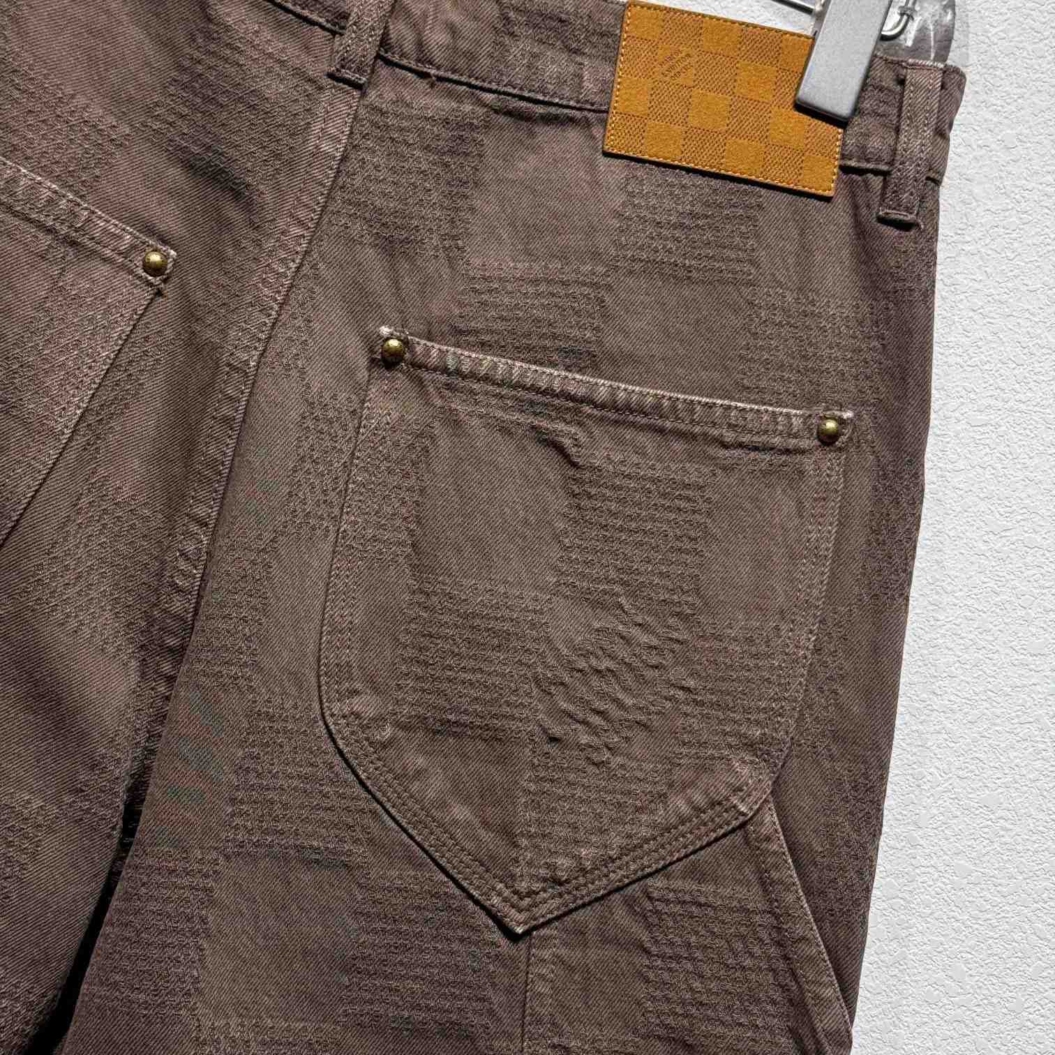 Louis Vuitton Damier Denim Shorts   - 