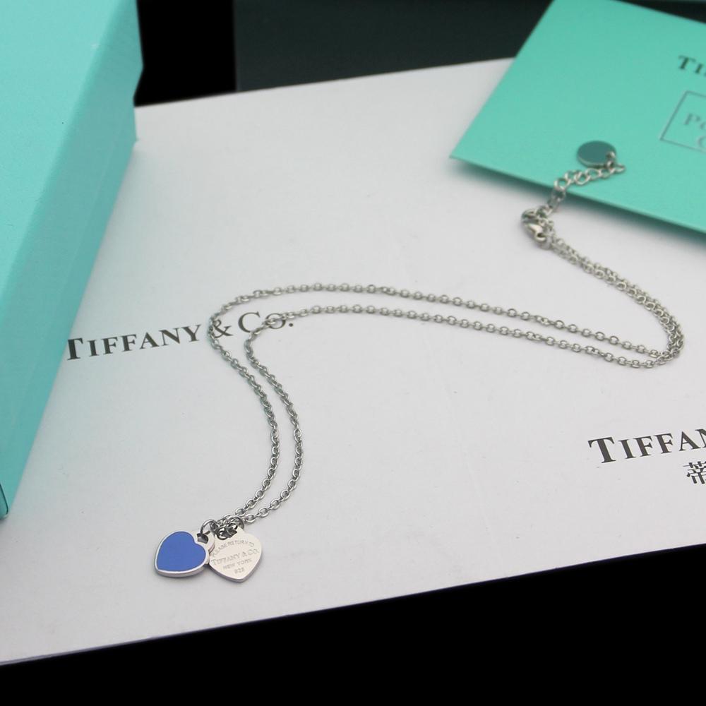 Tiffany & Co. Double Heart Tag Pendant - 