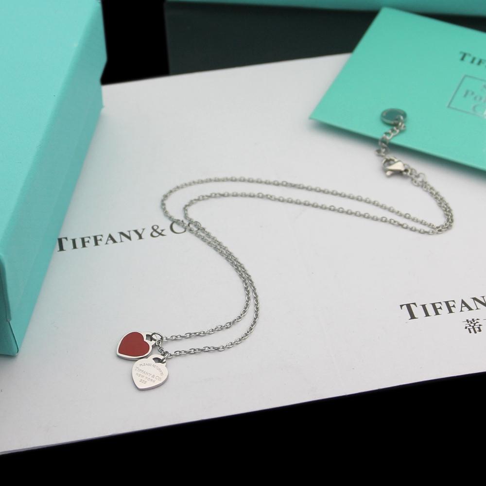 Tiffany & Co. Double Heart Tag Pendant - 
