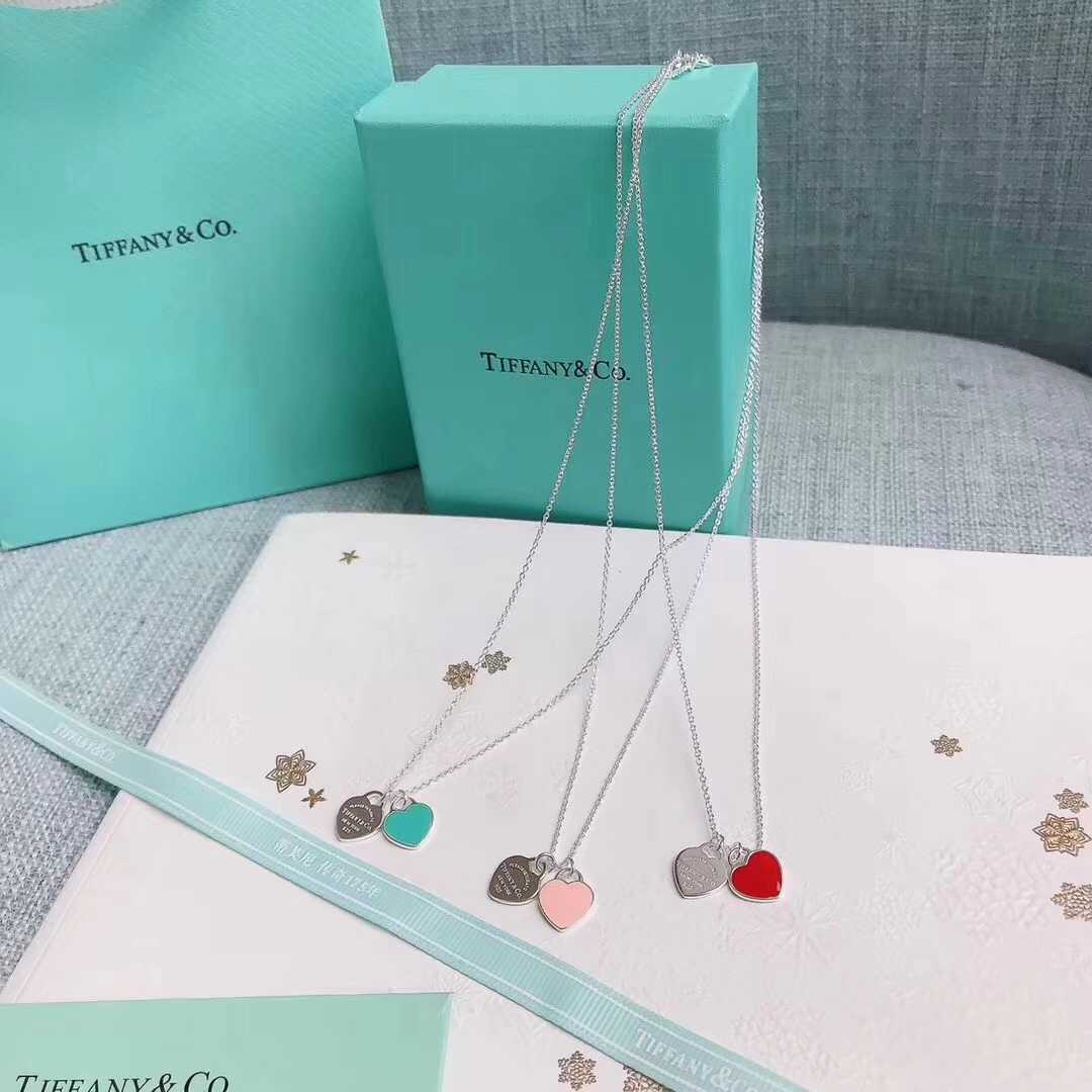 Tiffany & Co. Double Heart Tag Pendant - 