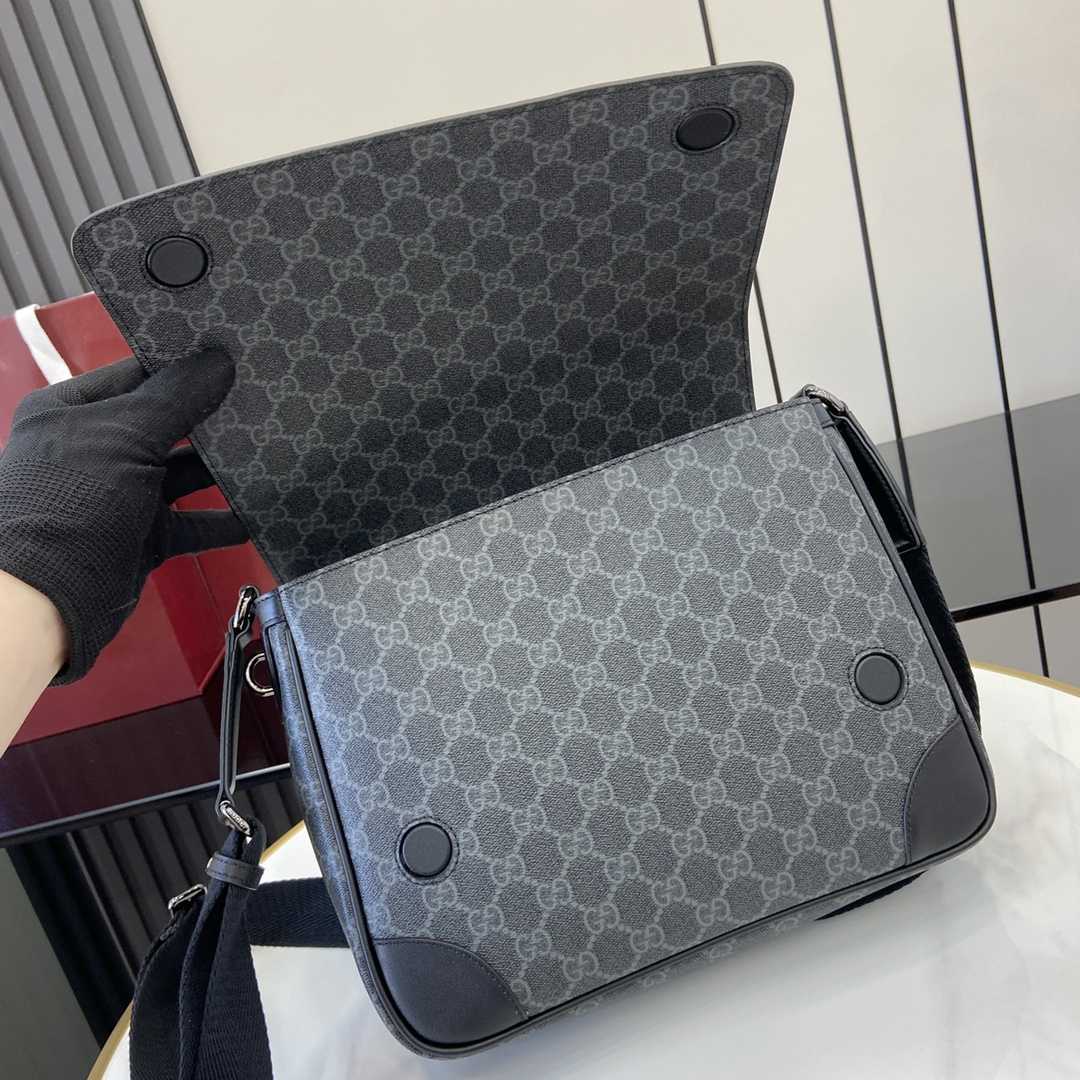 Gucci GG Emblem Medium Crossbody Bag - 