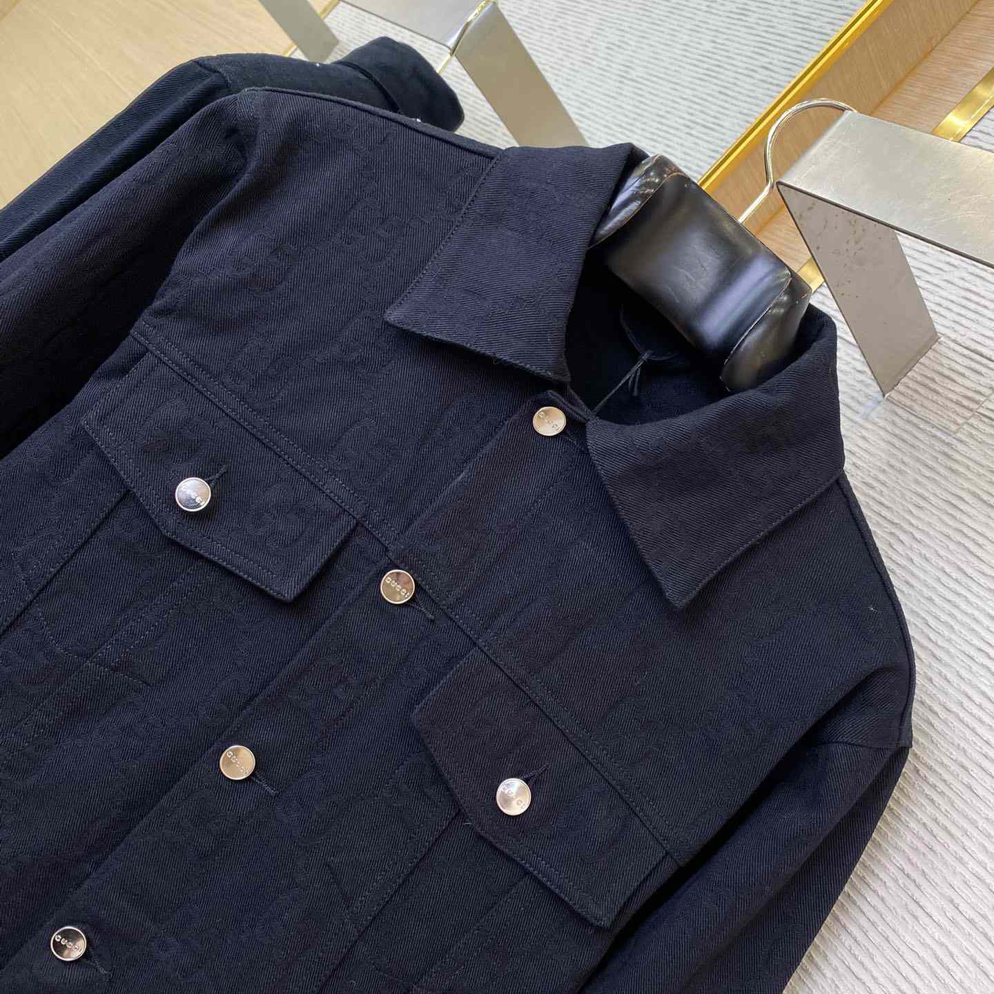 Gucci GG Denim Jacquard Jacket And Jeans - 