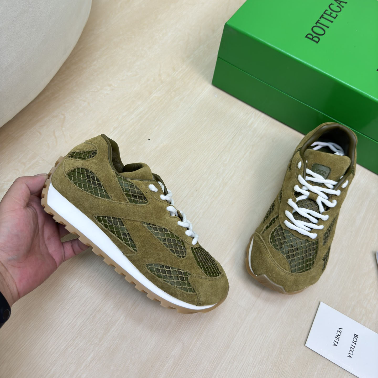 Bottega Veneta Orbit Sneaker - DesignerGu