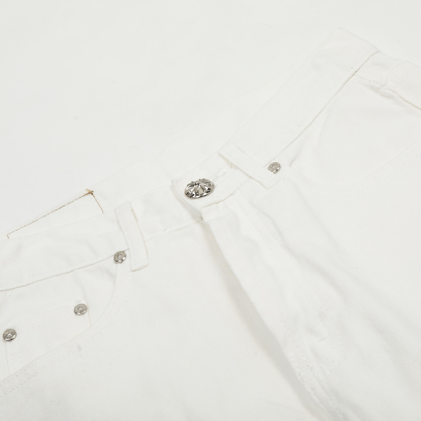 Chrome Hearts Cross Patch Jeans - DesignerGu