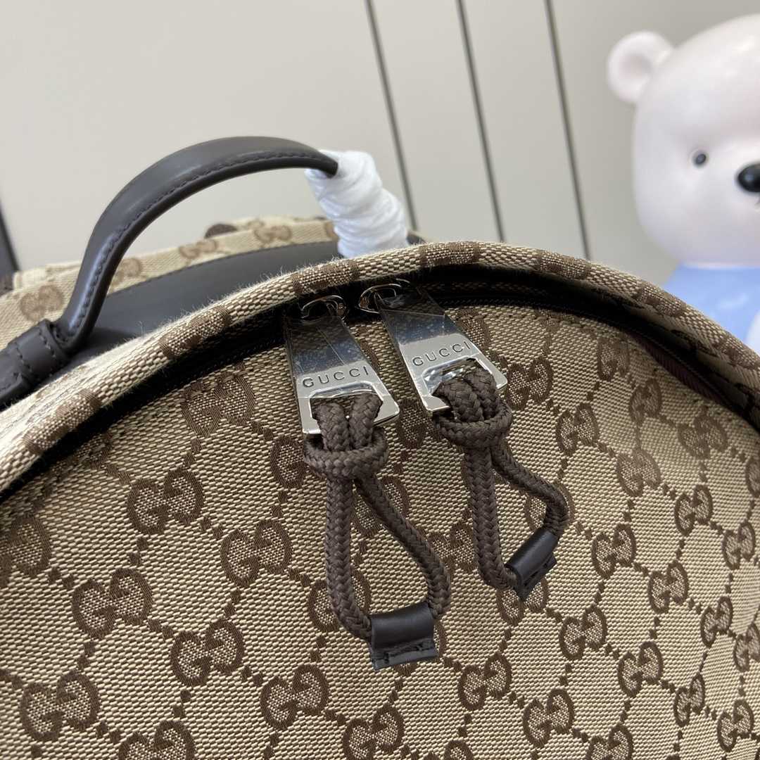 Gucci Medium GG Backpack With Web - 