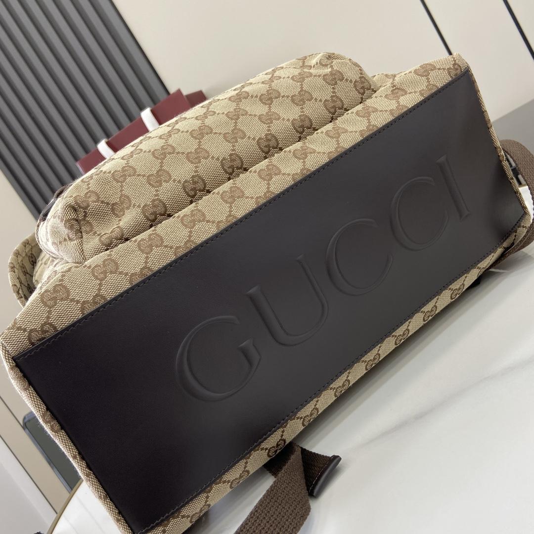 Gucci Medium GG Backpack With Web - 