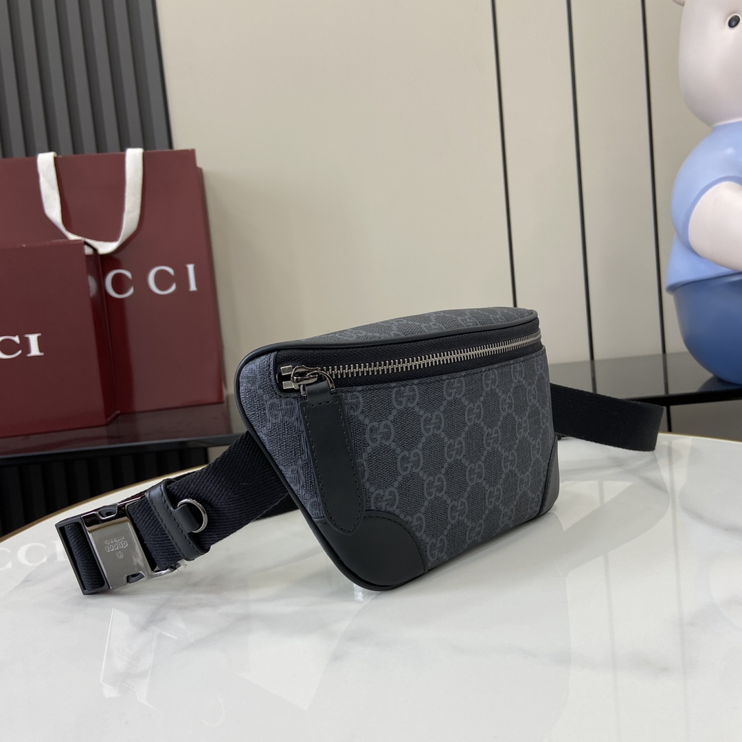 Gucci GG Emblem Small Belt Bag - 