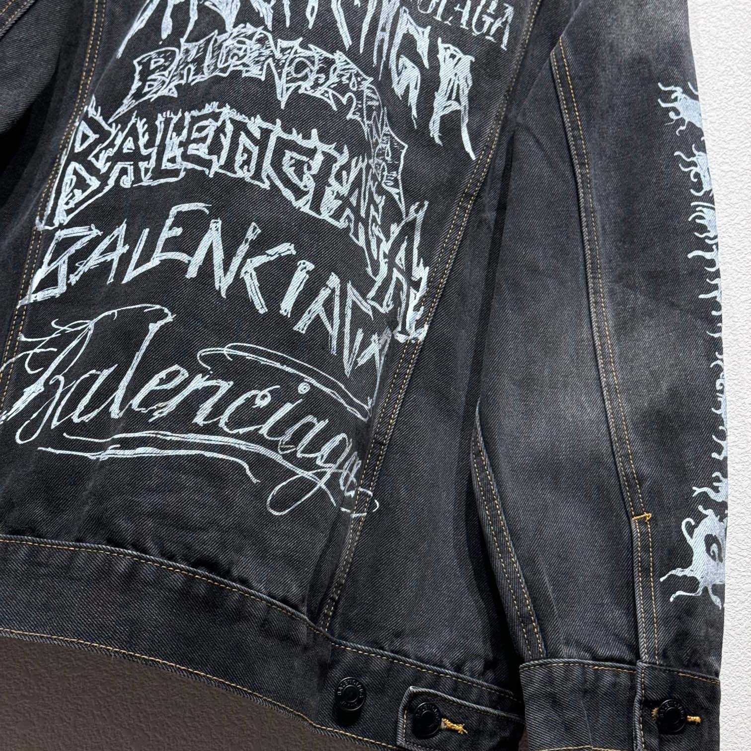 Balenciaga Diy Mental The Year Of The Denim Jacket - 