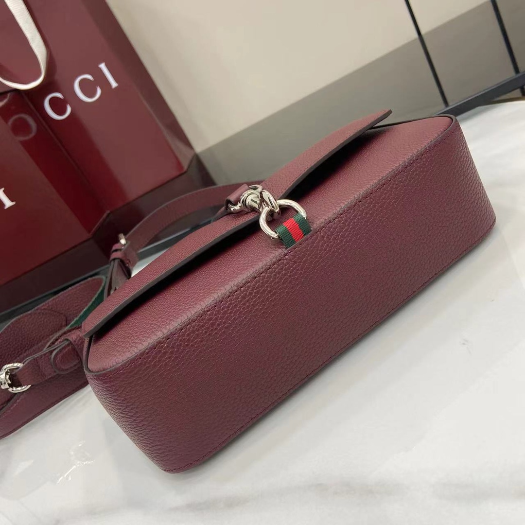Gucci Small Crossbody Bag With Hook Closure - 