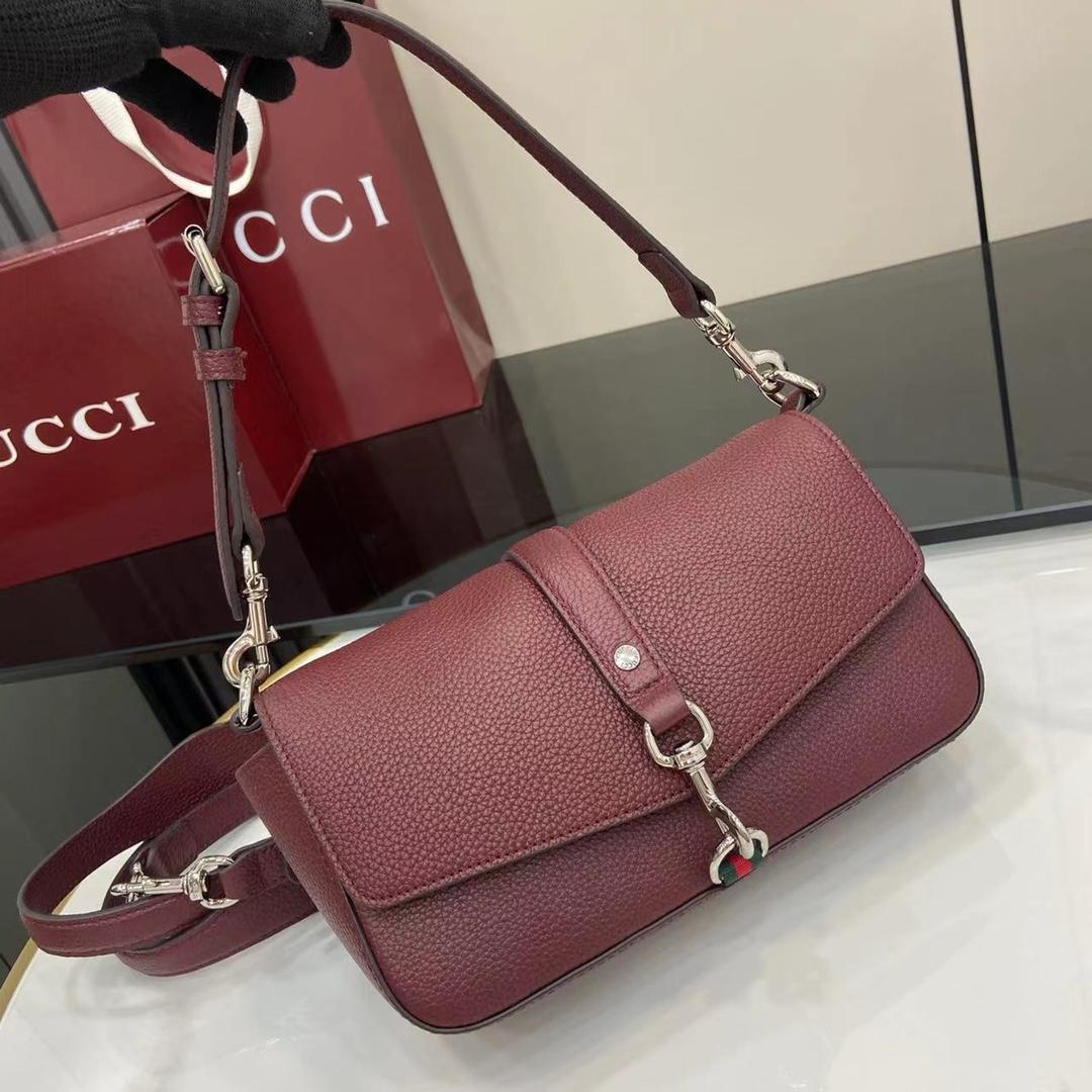 Gucci Small Crossbody Bag With Hook Closure - 