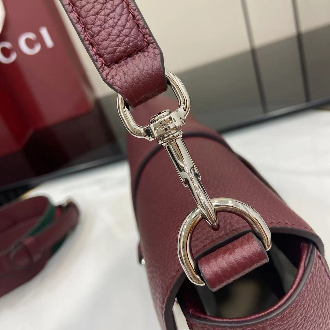 Gucci Small Crossbody Bag With Hook Closure - 
