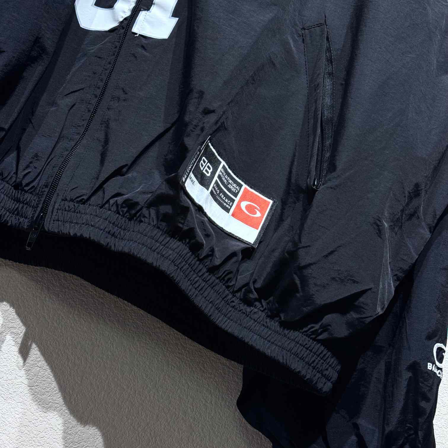 Balenciaga Basketball Series - Tracksuit Jacket In Black - DesignerGu