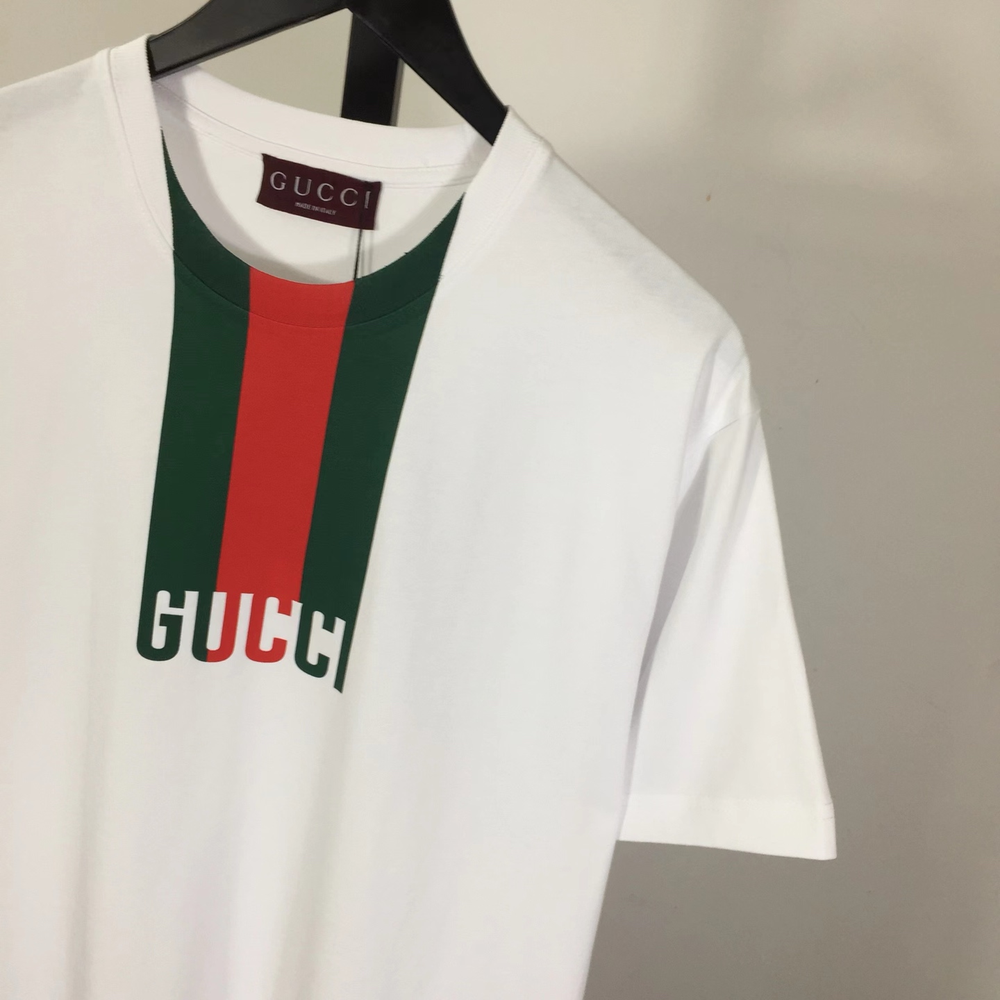 Gucci Web-detail T-shirt - DesignerGu