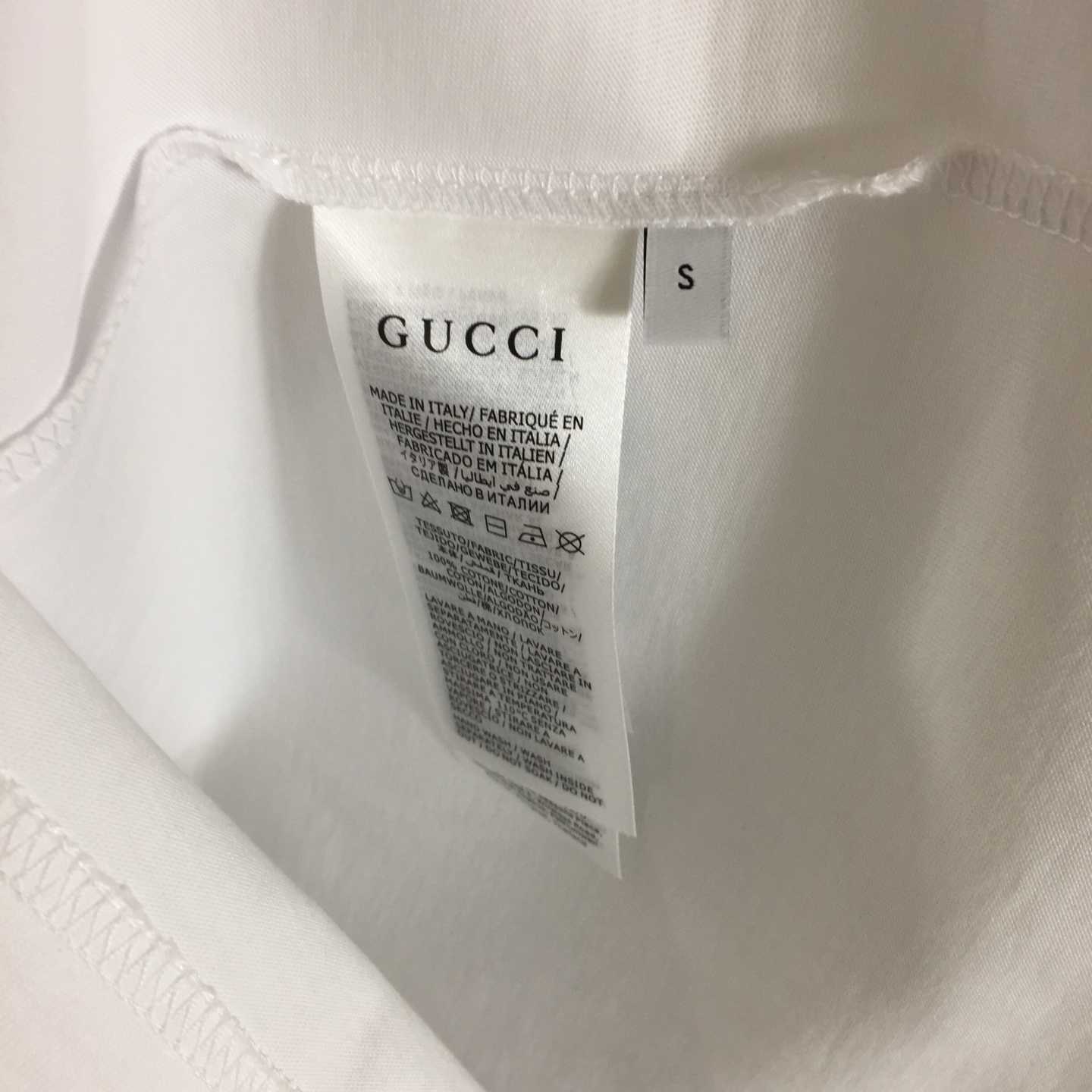 Gucci Web-detail T-shirt - DesignerGu