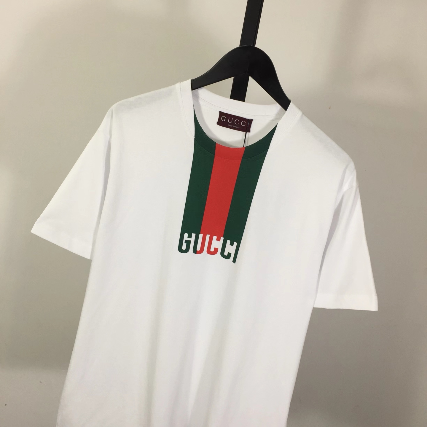 Gucci Web-detail T-shirt - DesignerGu