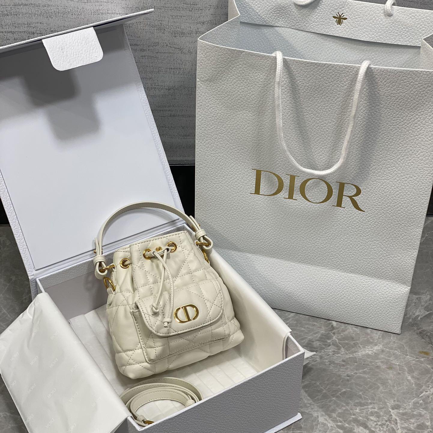 Dior Caro Nano Bucket Bag  - 