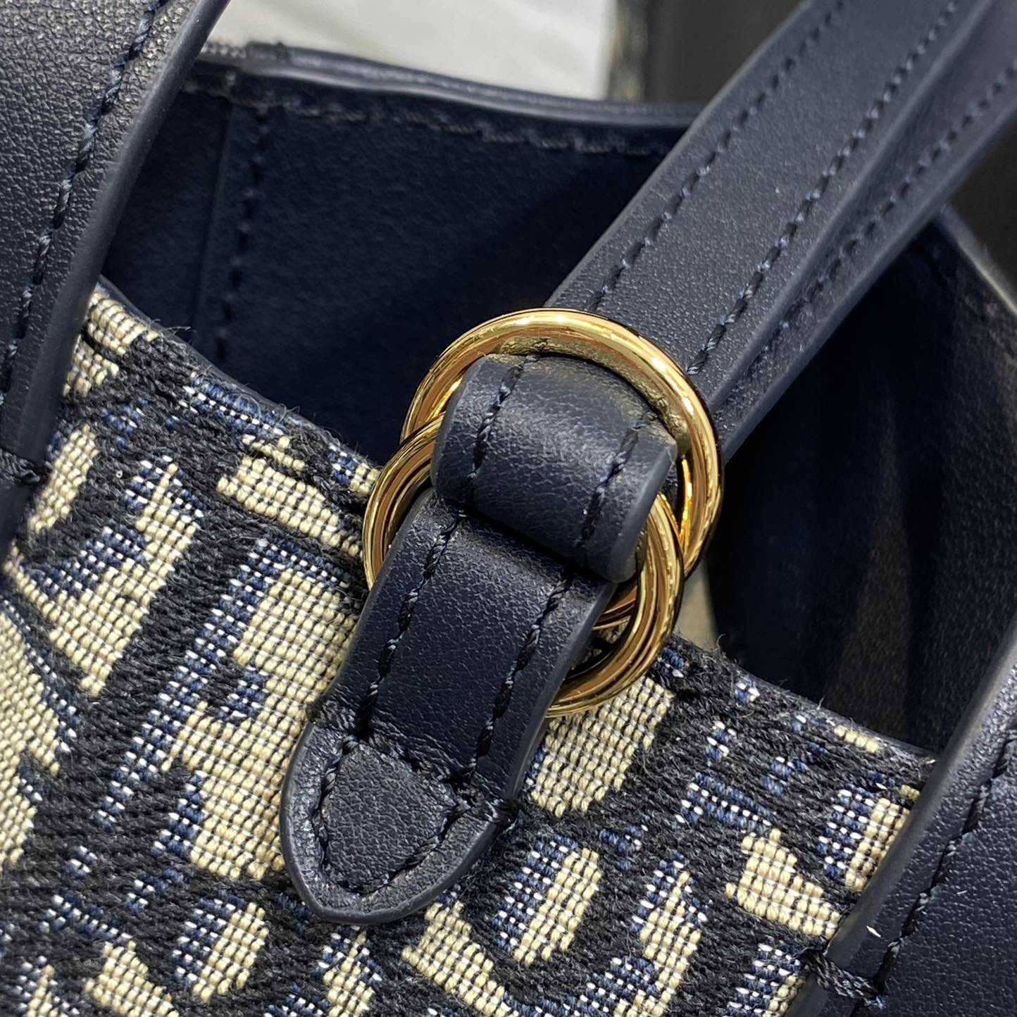 Dior Medium Signature Bucket Bag  - 