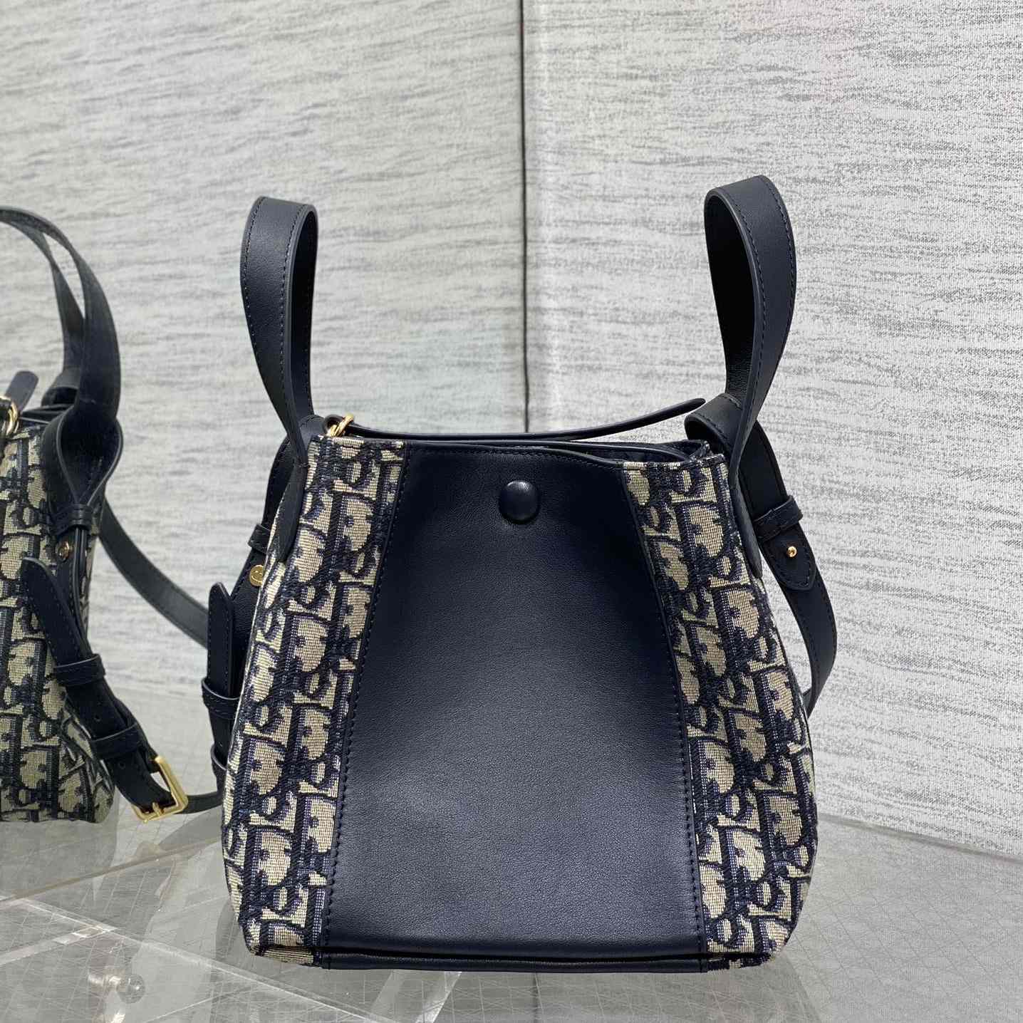 Dior Medium Signature Bucket Bag  - 