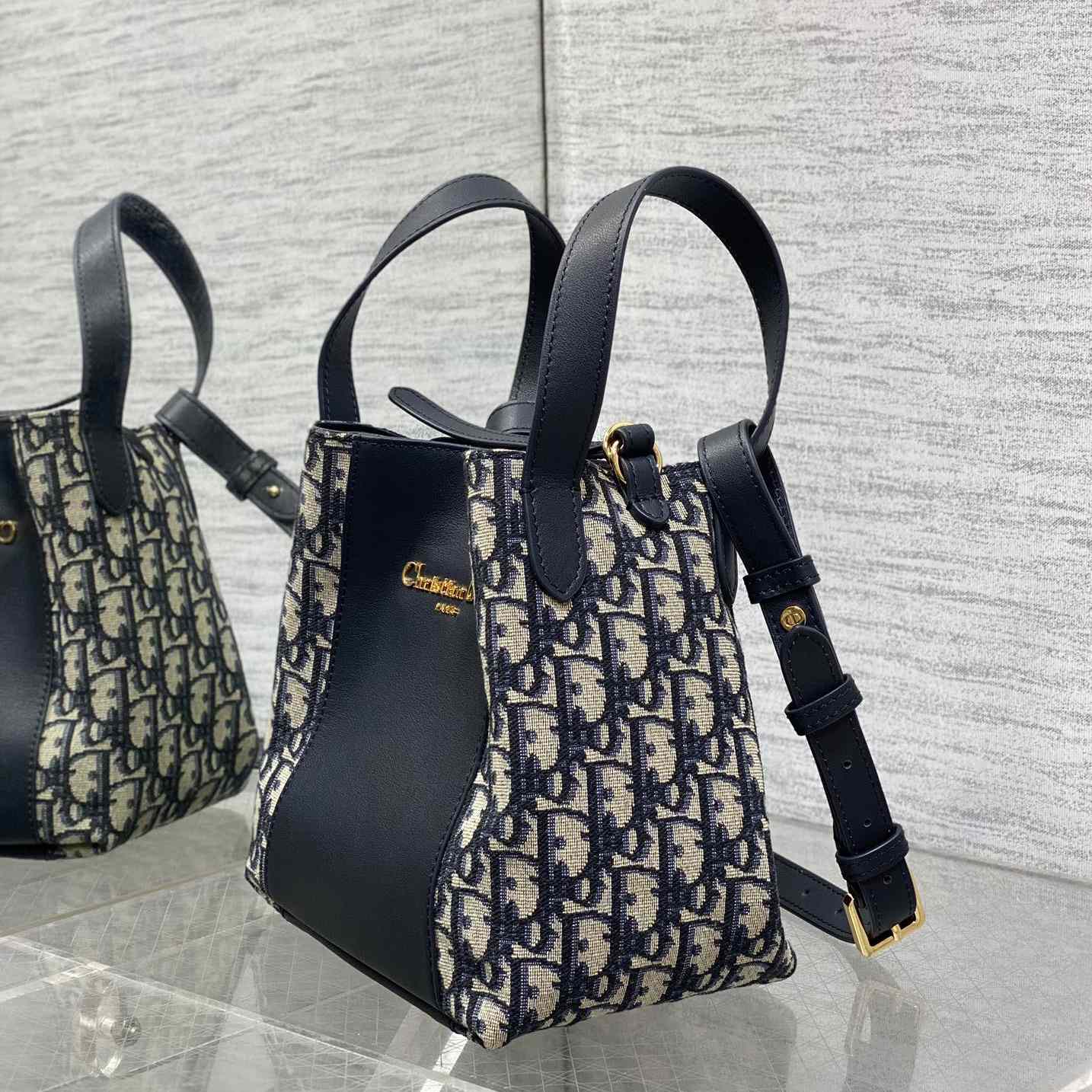 Dior Medium Signature Bucket Bag  - 