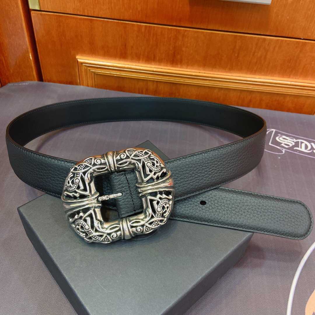 Chrome Hearts Leather Belt   - 