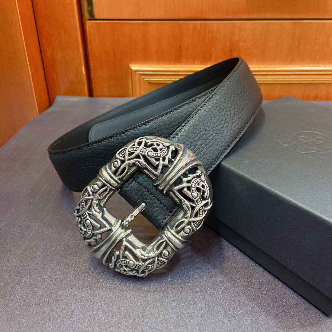 Chrome Hearts Leather Belt   - 