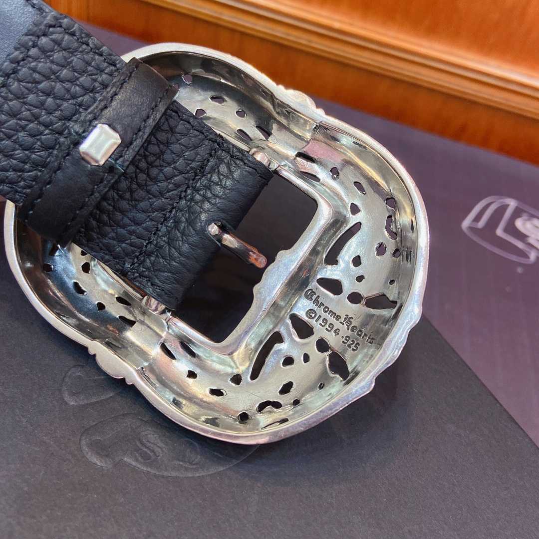 Chrome Hearts Leather Belt   - 