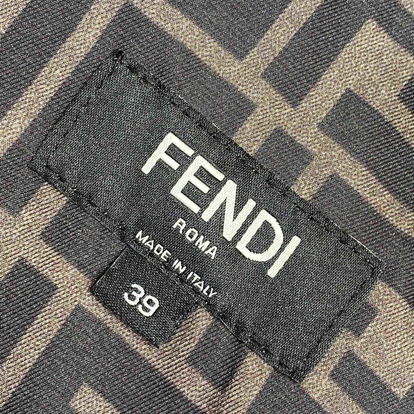 Fendi Brown Silk Short - 