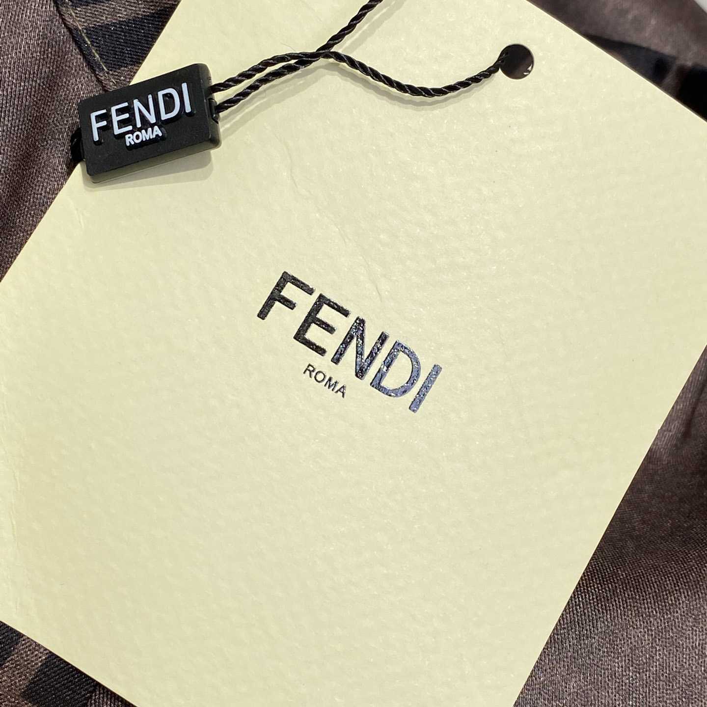 Fendi Brown Silk Short - 