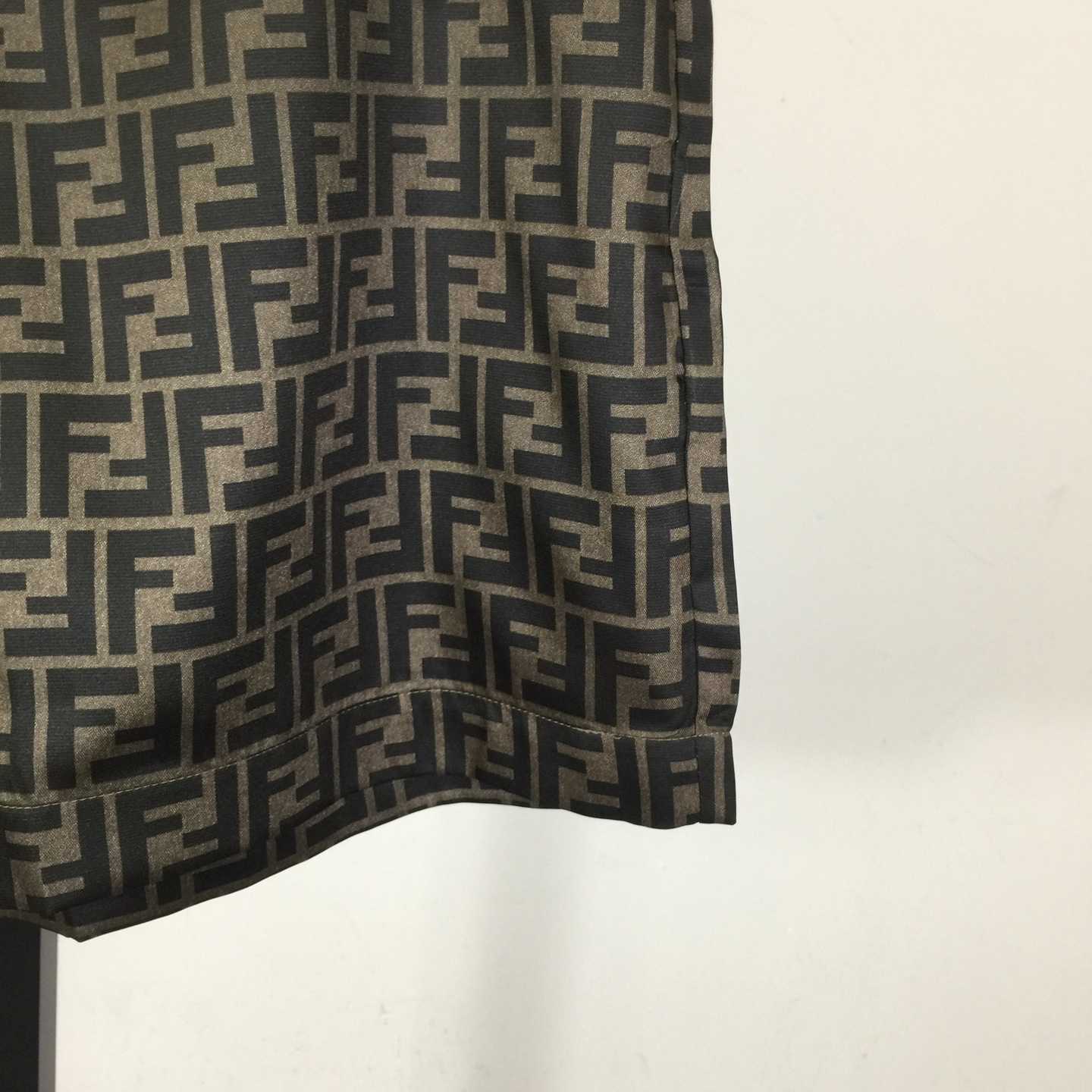 Fendi Brown Silk Short - 