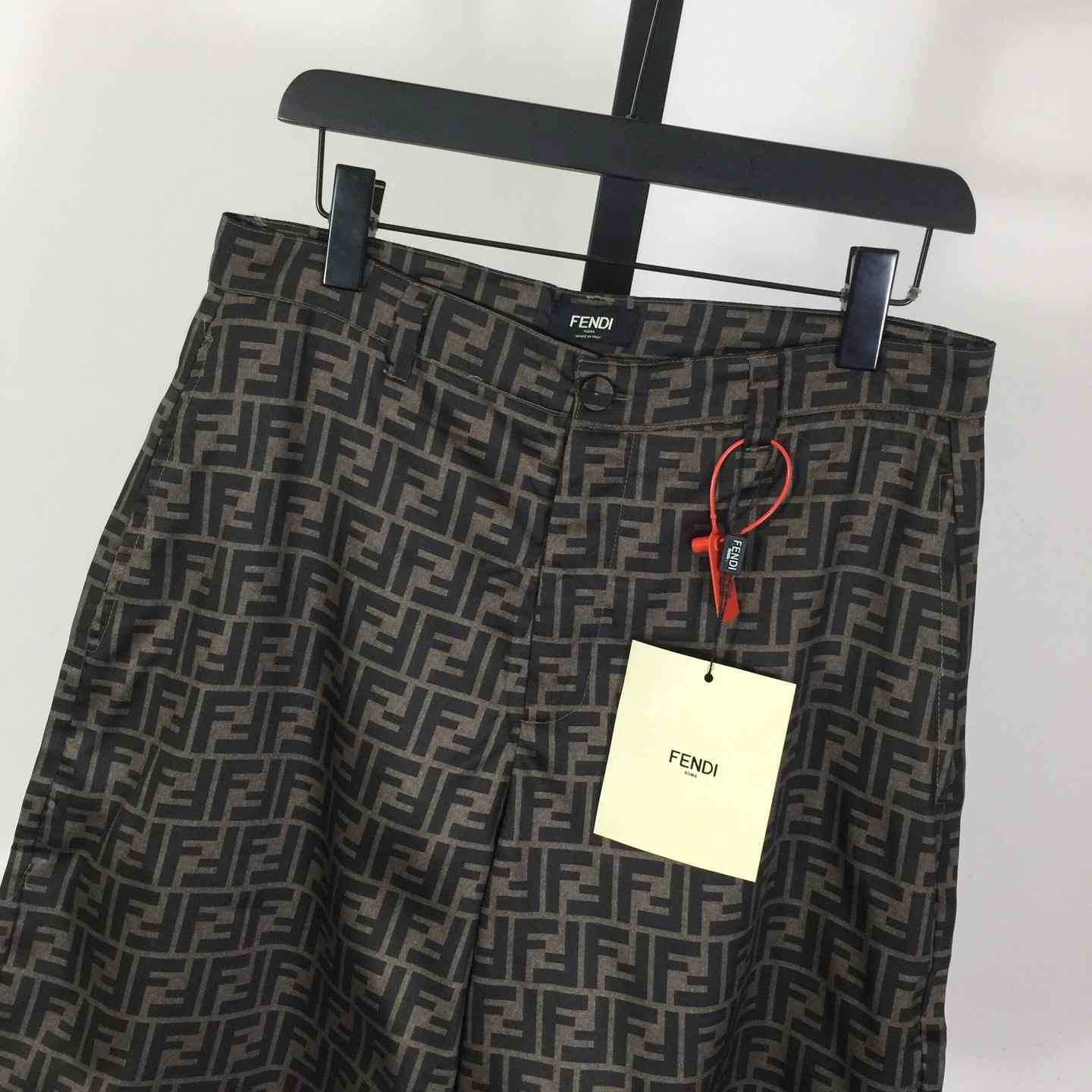Fendi Brown Silk Short - 