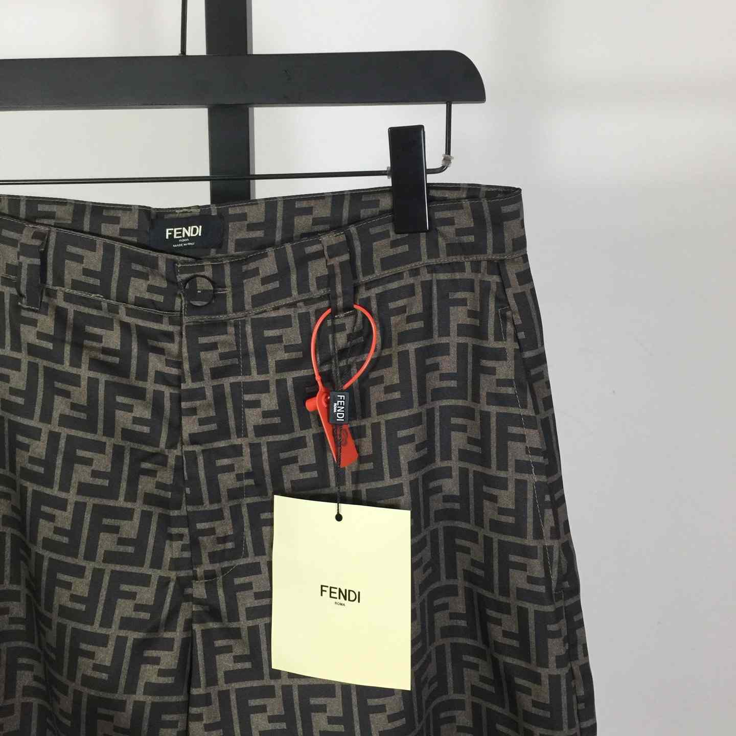 Fendi Brown Silk Short - 
