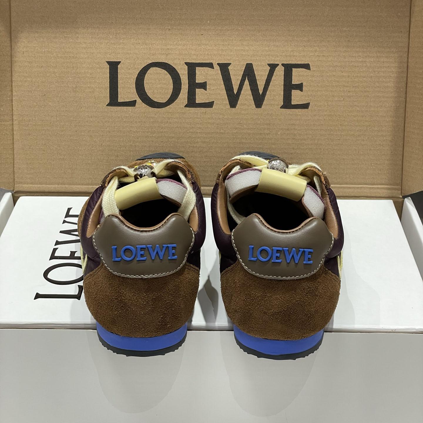 Loewe Ballet Runner 2.0 In Nylon And Calfskin - 