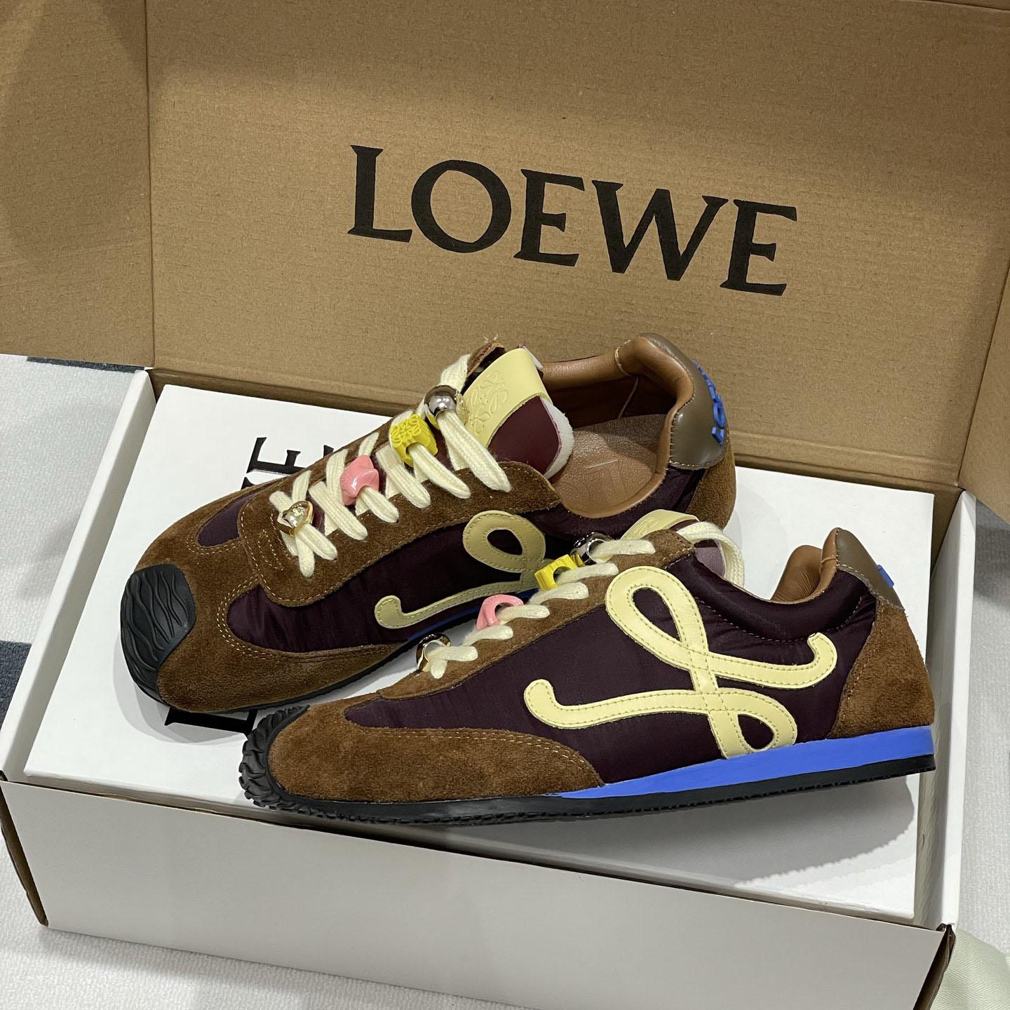 Loewe Ballet Runner 2.0 In Nylon And Calfskin - 