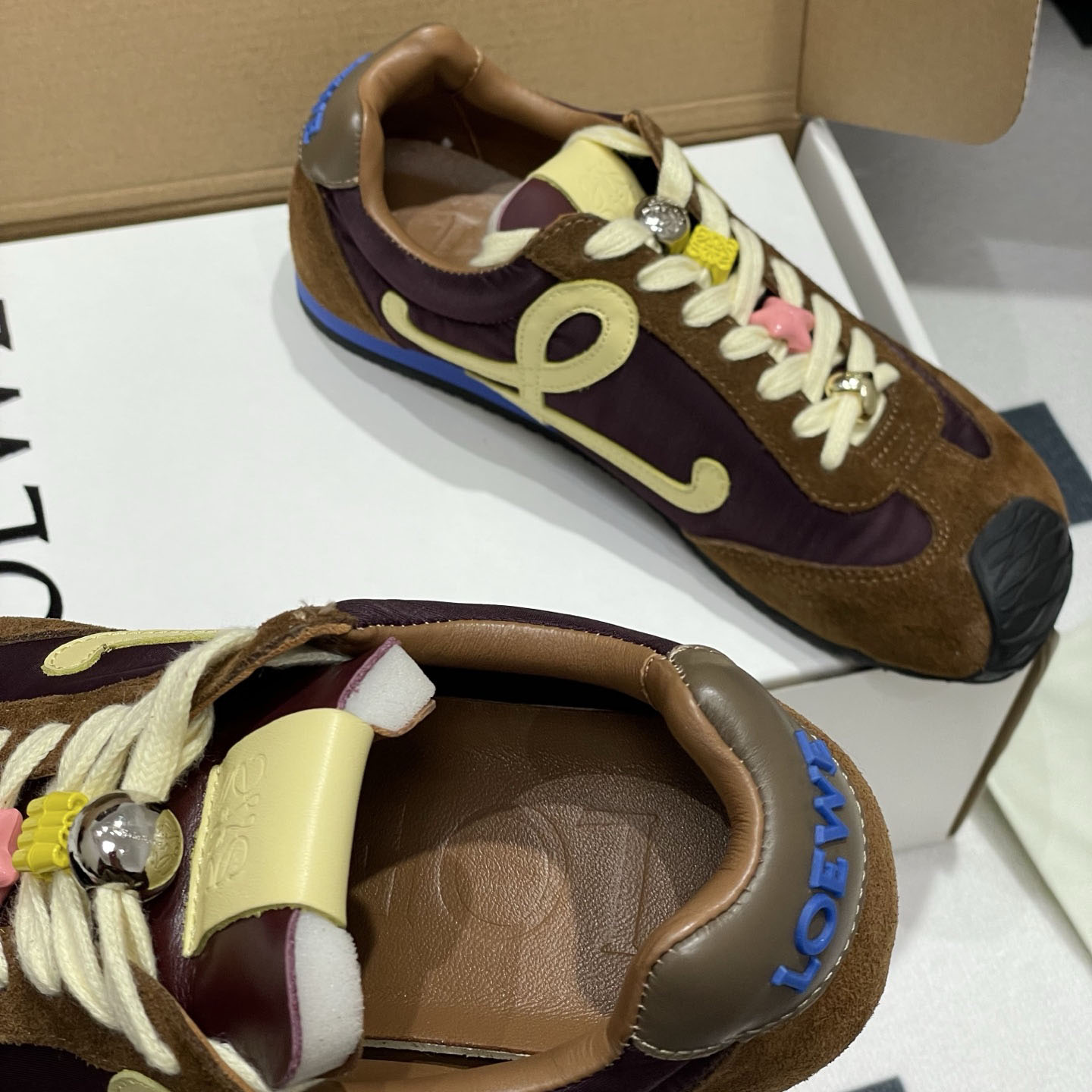 Loewe Ballet Runner 2.0 In Nylon And Calfskin - 