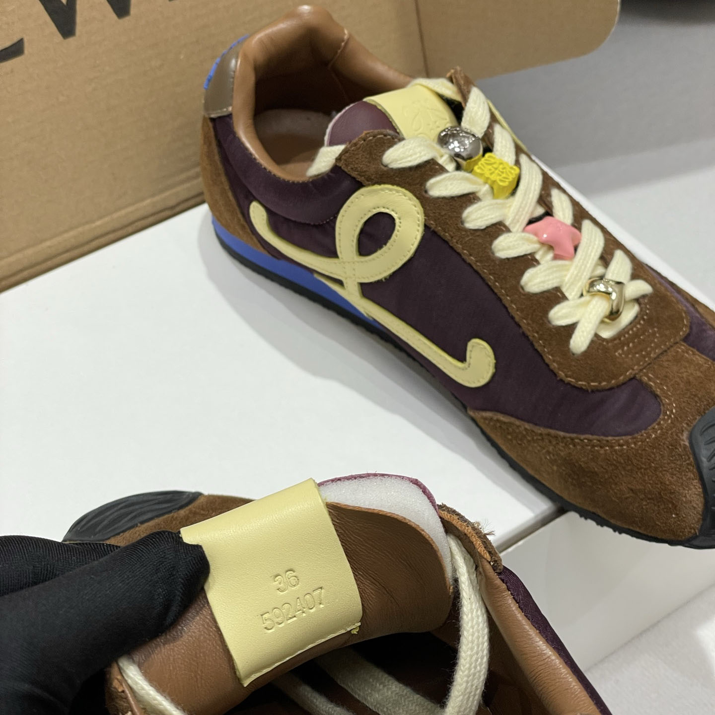 Loewe Ballet Runner 2.0 In Nylon And Calfskin - 