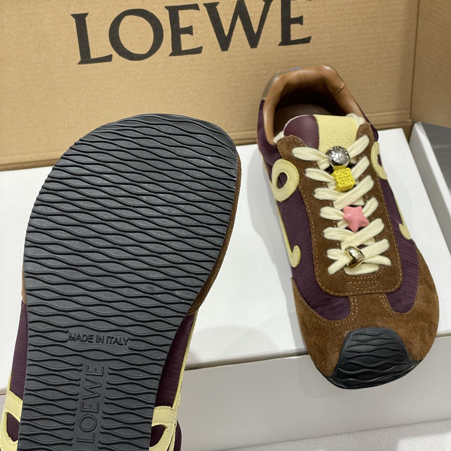 Loewe Ballet Runner 2.0 In Nylon And Calfskin - 