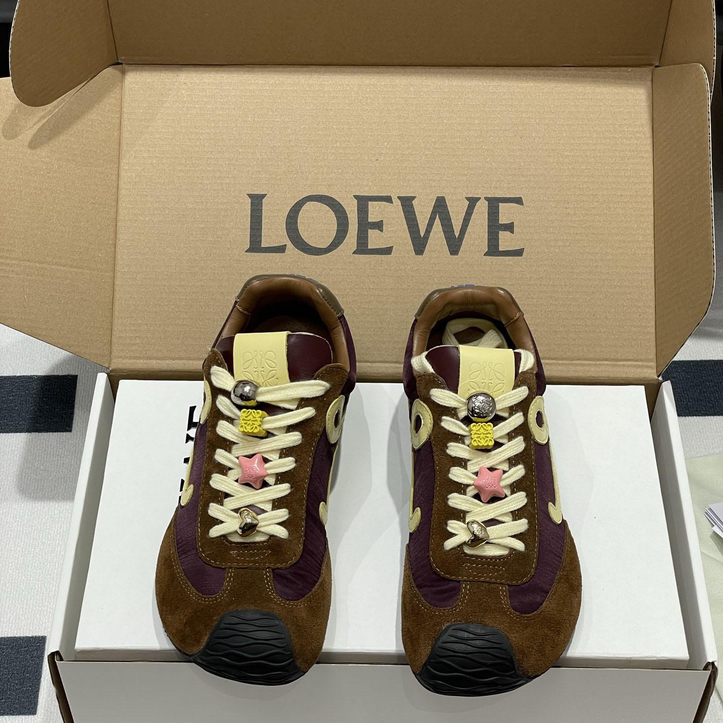 Loewe Ballet Runner 2.0 In Nylon And Calfskin - 