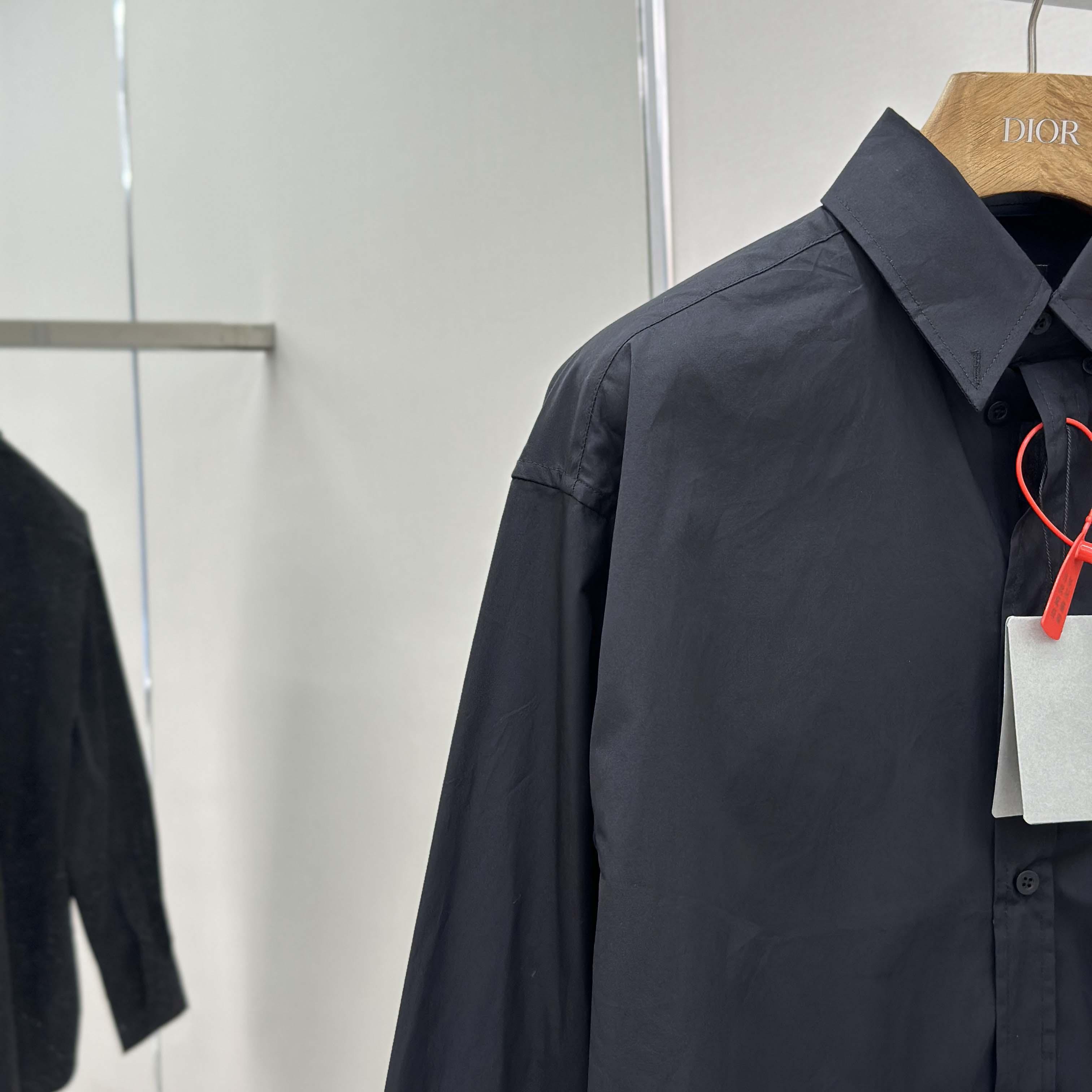 Balenciaga Large Fit Shirt In White Cotton Poplin - DesignerGu