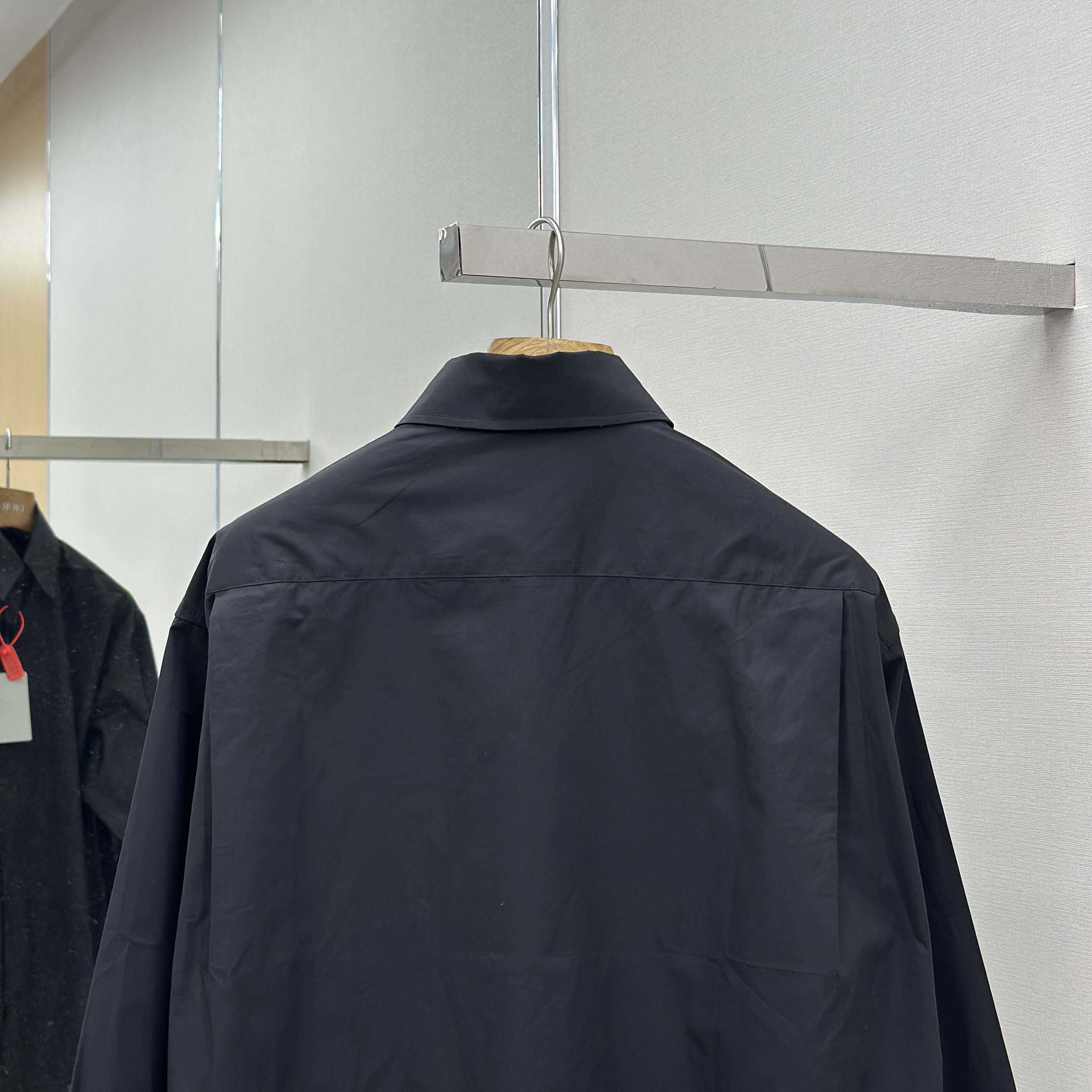 Balenciaga Large Fit Shirt In White Cotton Poplin - DesignerGu