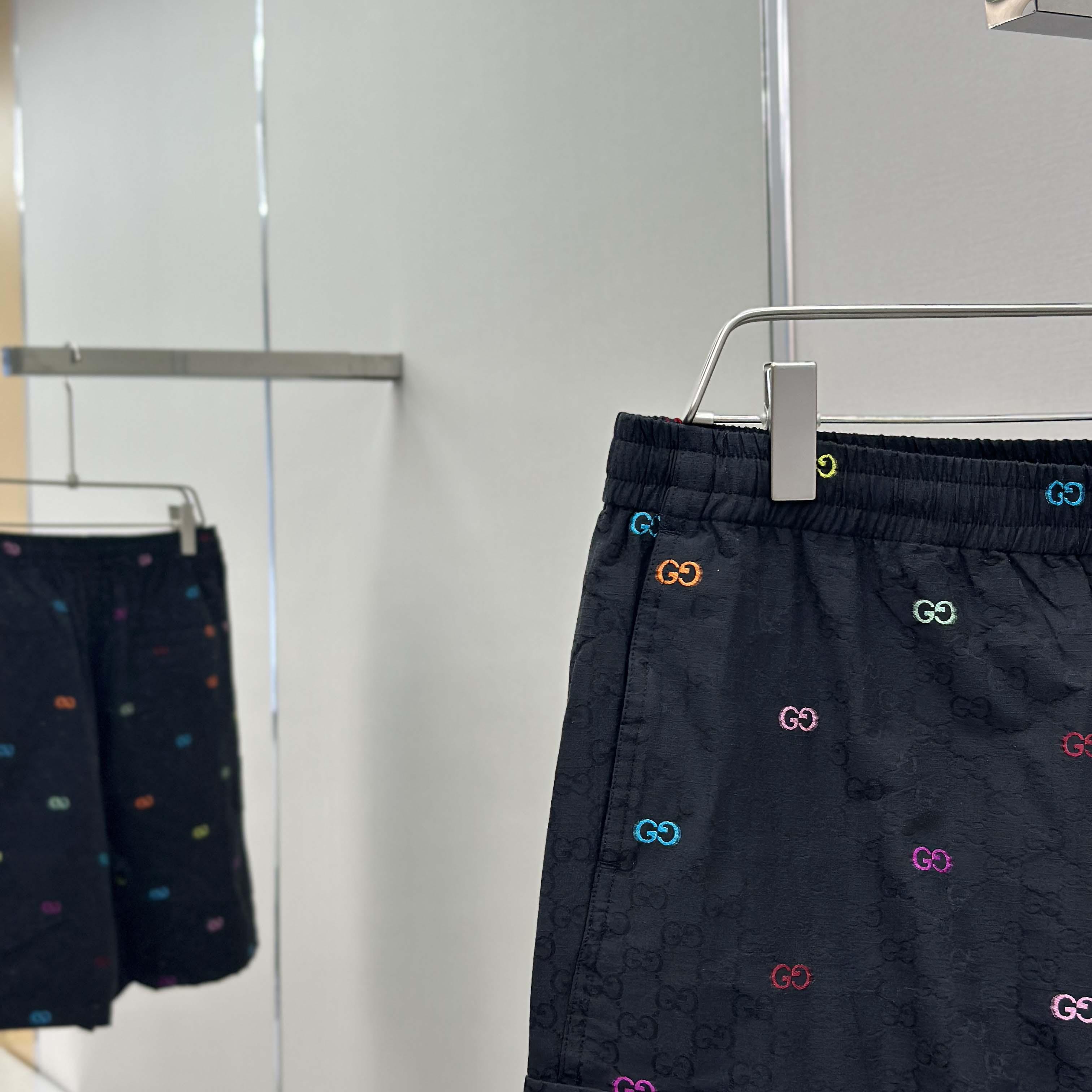 Gucci GG Cotton Ripstop Shorts - DesignerGu