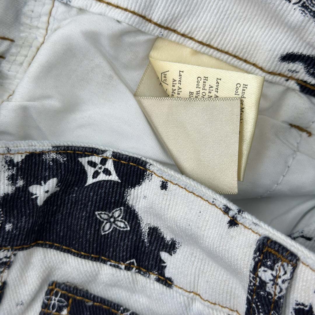 Louis Vuitton Monogram Denim Shorts - DesignerGu