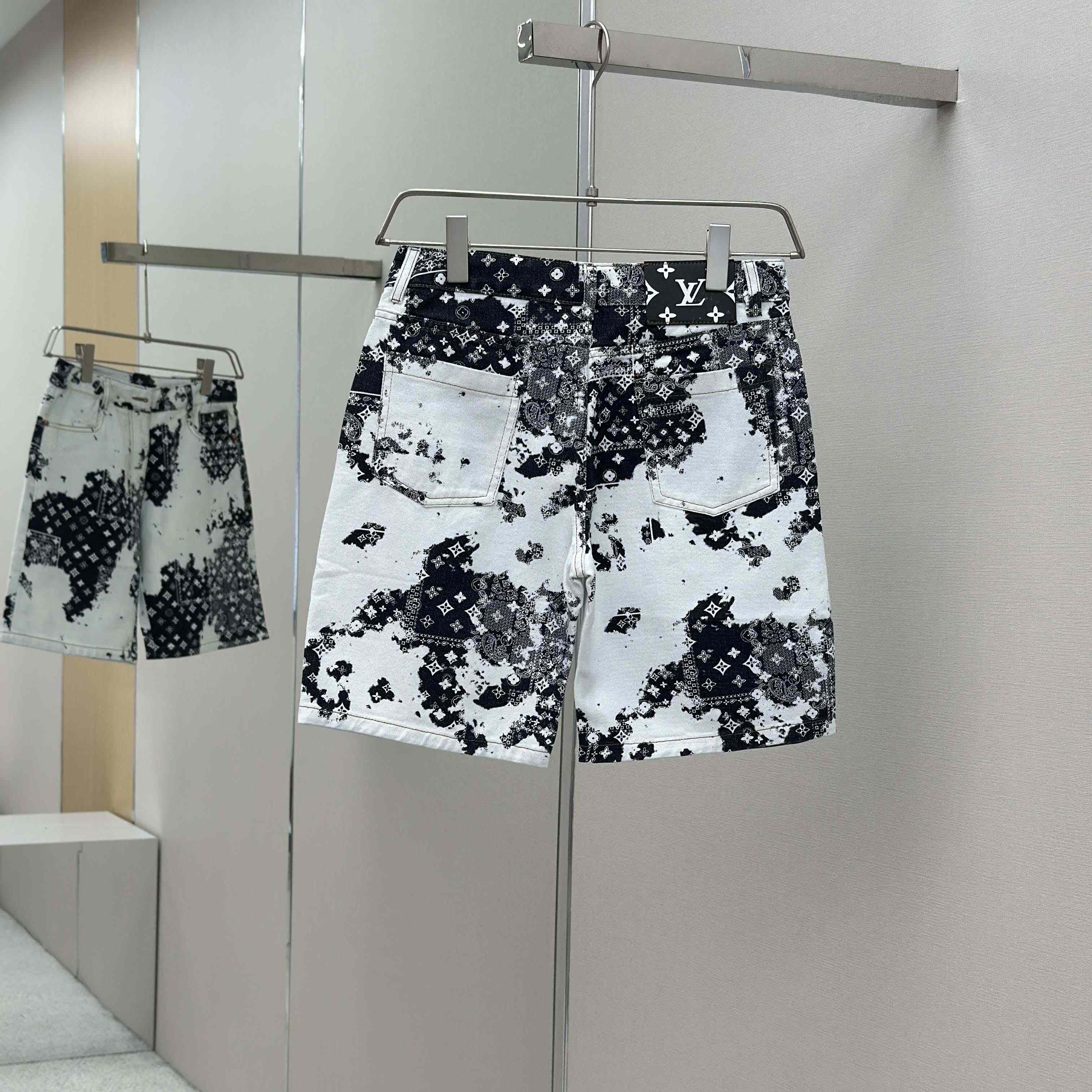 Louis Vuitton Monogram Denim Shorts - DesignerGu