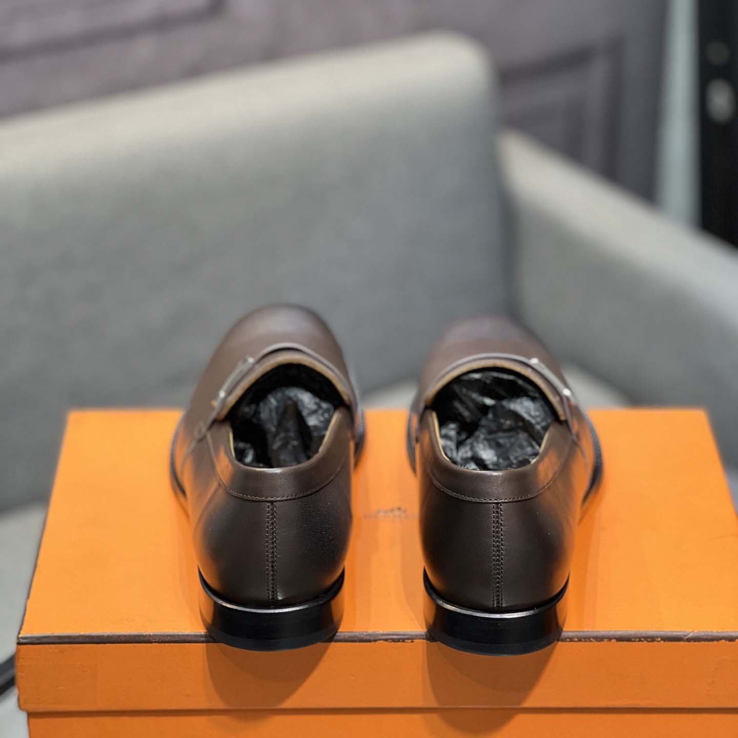 Hermes Leather Loafers  - DesignerGu