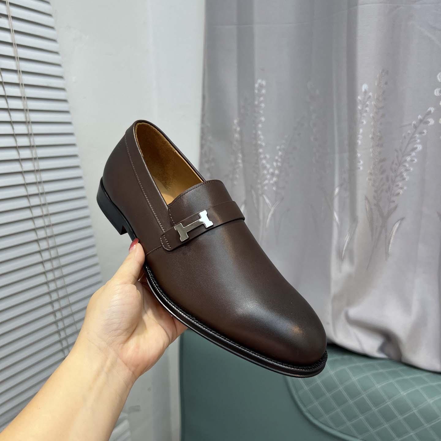 Hermes Leather Loafers  - DesignerGu