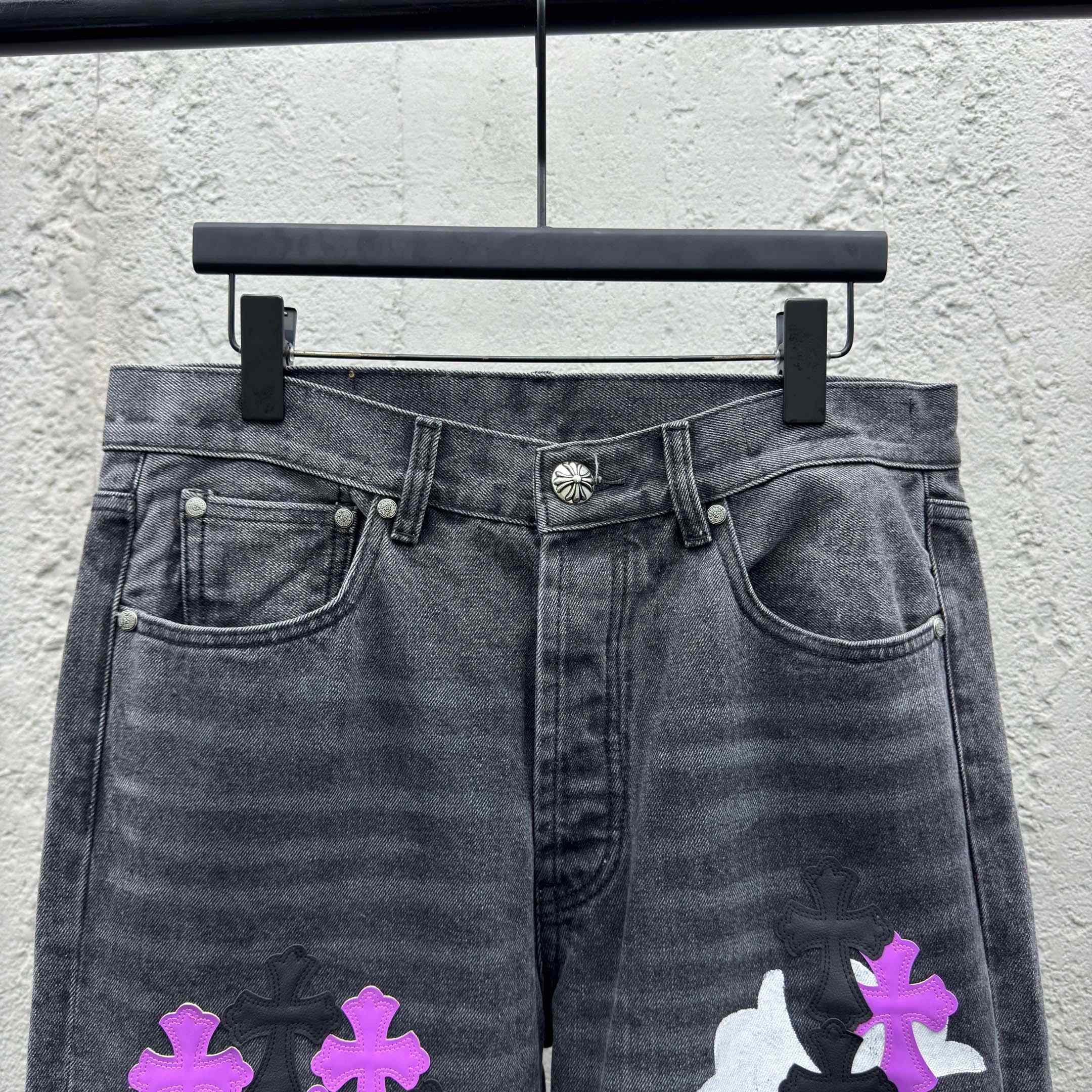 Chrome Hearts Cross Jeans - DesignerGu